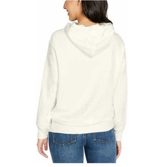 NWT Buffalo David Bitton Womens Super Soft Hoodie White Size 2XL $60 FFF229 - Picture 2 of 5